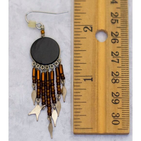 Vintage Festival Egyptian Tribal Ethnic Dangle  Earrings Earrings - CS1 - Picture 2 of 2